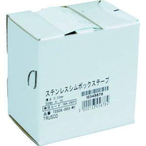TRUSCO ( �g���X�R���R ) �X�e�����X�V���{�b�N�X�e�[�v 0.005 50mmX1m ( TS50X-0005-M1 )