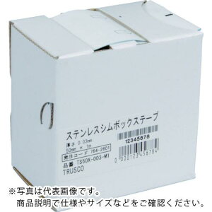 TRUSCO ( �g���X�R���R ) �X�e�����X�V���{�b�N�X�e�[�v 0.06 50mmX1m ( TS50X-006-M1 )
