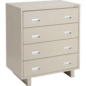 TRUSCO 中量棚収納用3ロックキャビネット W900XD570用 4段 ( TWK-MM96W-4-NG ) トラスコ中山(株)