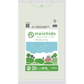 サニパック ( 日本サニパック ) ゴミ袋 MOICHIDO 半透明 90L 20枚 0.020mm ( CM90 )