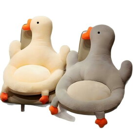 背もたれ ぬいぐるみ 全2カラー ガチョウ 鵝鳥 クッション 椅子用クッション 座布団 サポート バッククッション