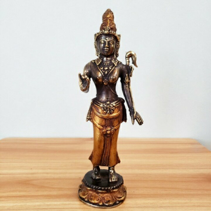 楽天市場】ブロンズ像 置物 神様 仏像 バリ雑貨 インテリア 観音菩薩 