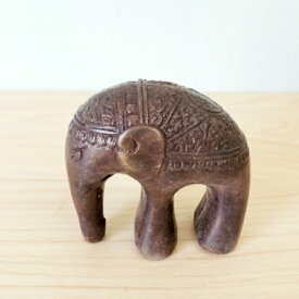 【アジアン】br-14 アジアン象　真鍮 アンティーク調　ブロンズ像　バリ雑貨　置物　インテリア