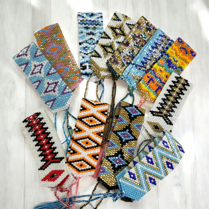 楽天市場】10000979 ネイティブ ビーズ ブレスレット タッセル  