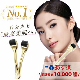 【月間優良ショップ受賞】＼限定18%割引! ／楽天堂々の1位!【正規品1年保証】美顔ローラー スカルプ (0.5mm )大人気Youtuberも愛用 ダーマローラー Pro. 立毛筋 美顔ローラー ダーマペン 美顔器 リフトアップ 小顔 目元ケア ハリシワ 頭皮 シミ 薄毛 乾燥肌 ニキビ 美肌