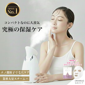 ＼マラソン限定クーポン利用で15%オフ／！大容量蒸気機能！ 毛穴ケア 保湿ケア【月間優良ショップ】ナノ粒子 美顔 スチーマー クレンジング フェイス スチーマー 美顔器 ナノケア フェイシャル ダーマローラー ダーマペン 乾燥対策 温熱ケア エステ 母の日 浸透 加湿器