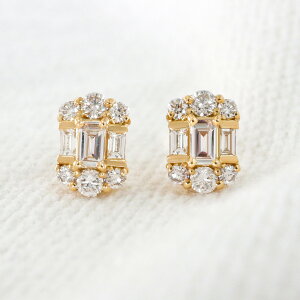 k18 PT oQbgJbg _Ch sAX 0.4ct 18 S[h v`i oPbg _CsAX fB[X WG[ {