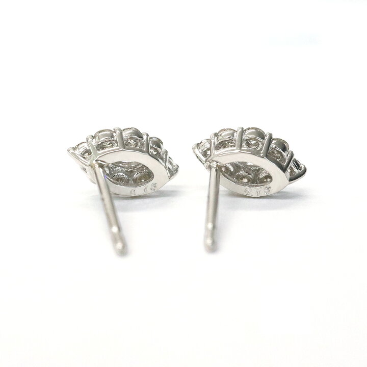 楽天市場】ダイヤモンド ピアス マーキス カット 0.3ct レディース 