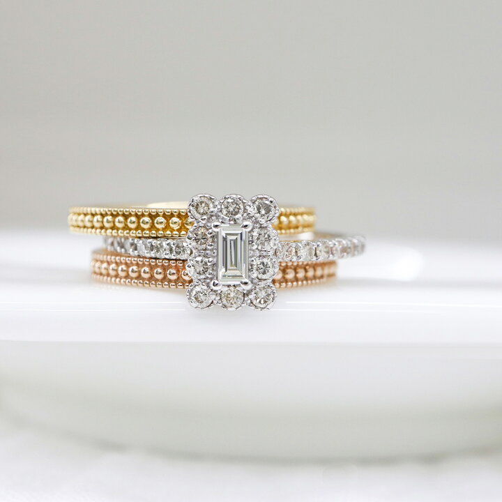 楽天市場】ダイヤモンド リング レディース 指輪 0.4ct ジュエリー k18 