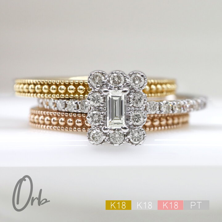 楽天市場】ダイヤモンド リング レディース 指輪 0.4ct ジュエリー k18 