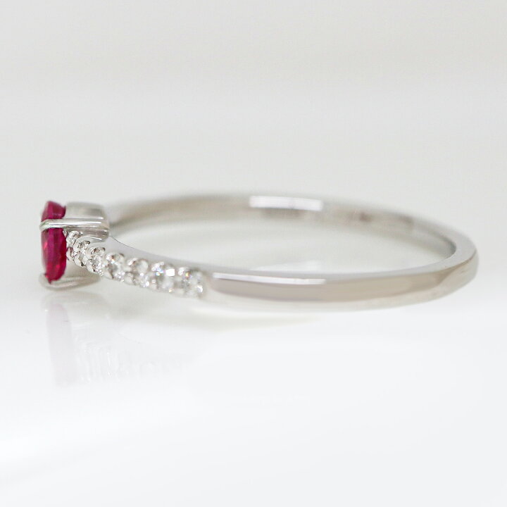 楽天市場】ルビー リング 一粒 Pt900 プラチナ K18 18金 ゴールド  