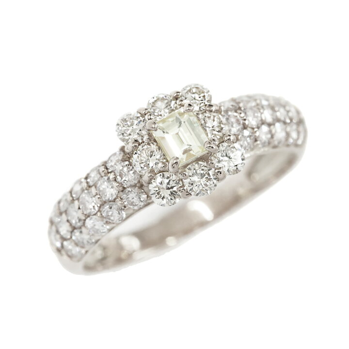楽天市場】ダイヤモンド パヴェ リング 1.0ct レディース k18 pt900 