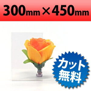塩ビ板 透明 300×450mm 厚み3mm クリア 加工 通販 専門店だからサイズ厚み種類が豊富 エンビ板 大きな透明な板 プラスチック板 プラスチックボード プラスチックシート