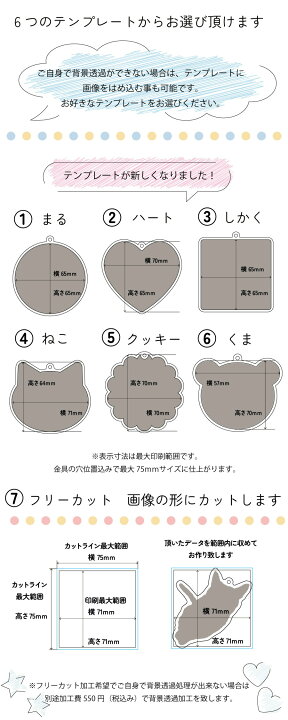 楽天市場】【予備1個付き】 アクリルキーホルダー 大 Lサイズ オーダー 