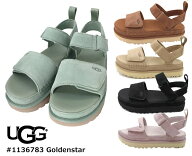 UGG アグ サンダル スエード レディース ゴールデンスター 本革サンダル プラットフォームサンダル Golde…