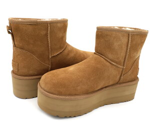 UGG アグ ムートンブーツ クラシックミニ プラットフォーム 厚底 ショートブーツ Classic Mini Platform 1134991 レディース