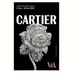 �J���e�B�G�W �|�X�^�[ CARTIER ���� �I�t�B�V�����O�b�Y �W���� �C���e���A �A�[�g �����h��V&A������ ���p�� CARTIER exhibition poster