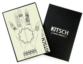 Kitsch（キッチュ）Hennaハンドチェーンブレスレット/ハンドアクセサリー/フィンガーリングブレス/Henna Hand Chain/シルバー【あす楽対応_関東】