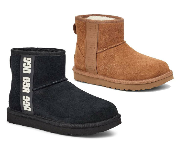 楽天市場】UGG アグ ロゴ入りムートンブーツ クラシック ミニ 