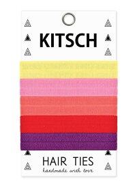 メール便送料無料/Kitsch（キッチュ）Passion Fruit トロピカルカラーヘアアクセサリー5本セット/ヘアゴム/ブレスレット/Hair Ties【あす楽対応_関東】