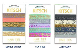 Kitsch（キッチュ）ヘアゴム/ヘアアクセサリー5本セット/ブレスレット/Secret Garden/Sea Vibes/Astrology/Hair Ties【あす楽対応_関東】