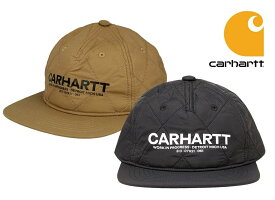 カーハート(Carhartt WIP)ロゴキャップ ナイロンキルティング マデラキャップ 帽子 Madera Cap ブラック ブラウン I030935【あす楽対応_関東】