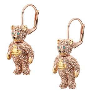 BBAEGXgEbh NX^efBxA sAX LITTLE PAVE TEDDY EARRINGS Vivienne Westwood 504891203
