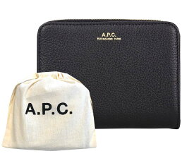 A.P.C.(アーペーセー) 二つ折りレザー財布 コンパクトウォレット COMPACT WALLET PXBLH-F63029 ブラック【あす楽対応_関東】