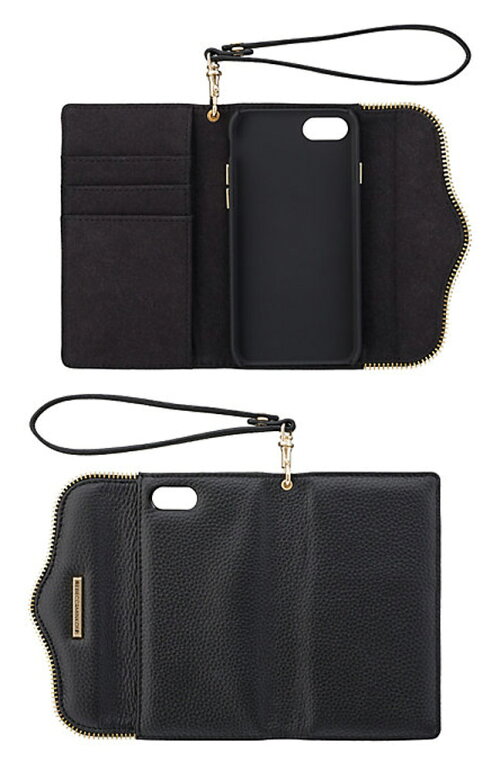 レベッカミンコフ(RebeccaMinkoff)本革レザーiPhone7手帳型ケース/iPhone6ケース/カード収納付【正規品】【あす楽対応_関東】02P28Sep16【楽ギフ_包装】【あす楽_土曜営業】