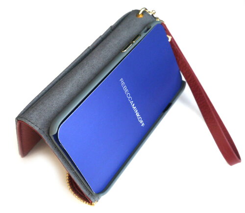 レベッカミンコフ(RebeccaMinkoff)本革レザーiPhone7手帳型ケース/iPhone6ケース/カード収納付【正規品】【あす楽対応_関東】02P28Sep16【楽ギフ_包装】【あす楽_土曜営業】