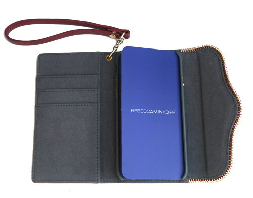 レベッカミンコフ(RebeccaMinkoff)本革レザーiPhone7手帳型ケース/iPhone6ケース/カード収納付【正規品】【あす楽対応_関東】02P28Sep16【楽ギフ_包装】【あす楽_土曜営業】