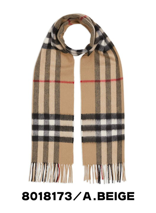 楽天市場 バーバリー Burberry カシミヤマフラー レディース メンズ アーカイブベージュチェック他9種類 あす楽対応 関東 海外ブランドセレクト Oc