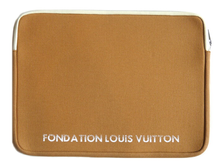 Shop Fondation Louis Vuitton Fondation Louis Vuitton Canvas Tote Bag  (White/Grey) by shonacompany