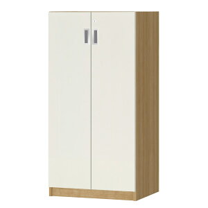 オーダーオフィスストッカー 奥行40(38.5cm)×高さ120(119.1cm)×幅45〜59cm 3段扉 本体色スモーキーブラウン(SMB)