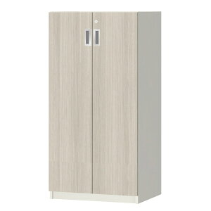 オーダーオフィスストッカー 奥行40(38.5cm)×高さ120(119.1cm)×幅45〜59cm 3段扉 本体色ホワイト(WH)