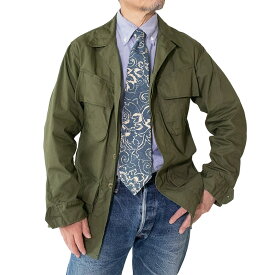 ジャングルファティーグ ジャケット 3ndタイプ ポプリン ノンリップ jungle fatigue jacket ミリタリージャケット ミリタリーシャツ コットンジャケット オリーブドラブ ブラック S M L 春物 夏物 秋物