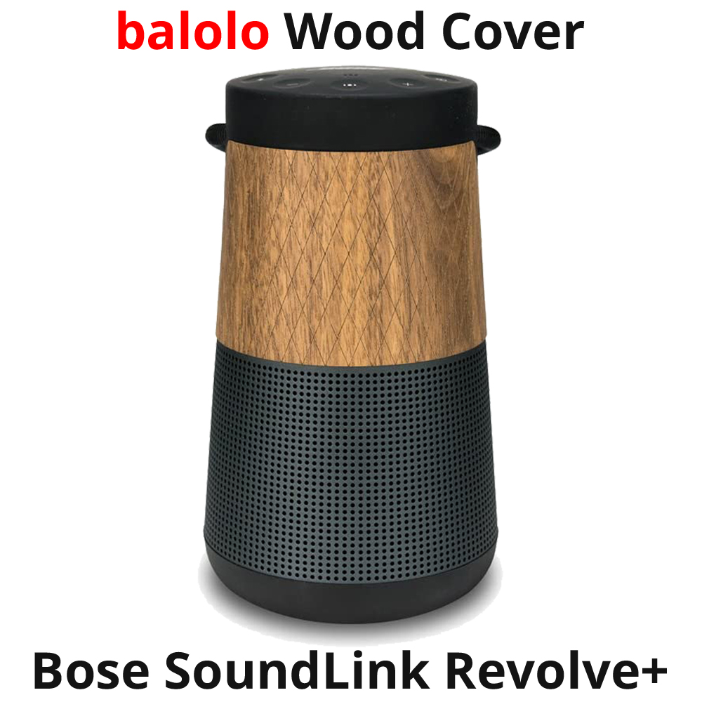balolo Bose SoundLink Revolve+ 専用 木製カバー ボーズ サウンド リンク スピーカー Bluetooth ドイツ製  高級 保護 オリジナル カバー ケース ケースカバー リアルウッド 高品質 木目 デザイン 天然木材 | オレメカ