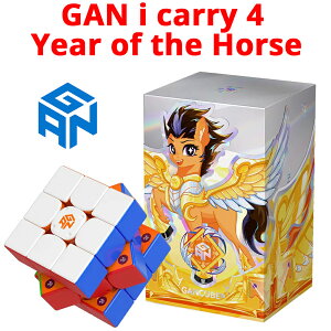 �y3�����ۏ�/���K�i�zGANCUBE �K���L���[�u GAN i carry 4 �ߔN�V�n���� Year of the Horse �K���A�C�L�����[ �X�}�[�g�L���[�u �A�v���A�� Bluetooth �X�s�[�h�L���[�u 3x3 ���Γ��� ���Z�p ���̃p�Y�� �m