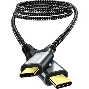 LDLrui USB C to USB C ケーブル 30cm 90cm 1.8m 3m Thunderbolt 3/4 充電ケーブル Type-C サンダーボルト 4K@60Hz 10Gbps 急速充電 タイプC 超高速 データ転送