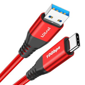 LDLrui USB A to USB C�P�[�u�� 30cm 90cm 1.8m 3m QC3.0�}���[�d �[�d�P�[�u�� Type-C 10Gbps �}���[�d �^�C�vC ������ �f�[�^�]�� Android Auto Carplay iPhone 16 Galaxy iPad