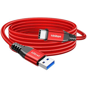 LDLrui USB A to USB CP[u 30cm 90cm 1.8m 3m QC3.0}[d [dP[u Type-C 10Gbps }[d ^CvC  f[^] Android Auto Carplay iPhone 16 Galaxy iPad