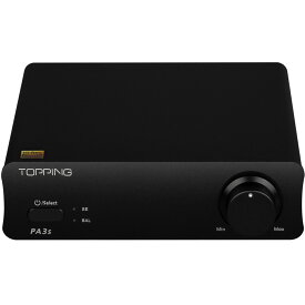 Topping トッピング PA3S パワーアンプ フルバランス クラスD アンプ 高出力 RCA TRS バランス シングルエンド 入力 超低歪み MA12070 80W ×2 HIFI アンプ 中華 AMP オーディオ 良質 音質 おすすめ 小型 ハイレゾ デスクトップ デジタルアンプ ホームオーディオアンプ