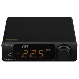 Topping トッピング DX3Pro+ DAC ヘッドホンアンプ Bluetooth5.0対応 リモコン付き プリアンプ ハイレゾ ワイヤレス NFCA LDAC オーディオデコーダー ヘッドフォンアンプ アンプ デスクトップ ダック DX 3 Pro + 同軸 光学 USB バランス シングルエンド 入力 RCA 出力