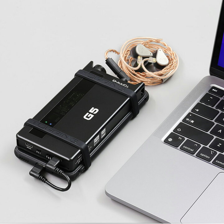 楽天市場】Topping G5 ポータブルヘッドホンアンプ DAC 内蔵 ポタアン 
