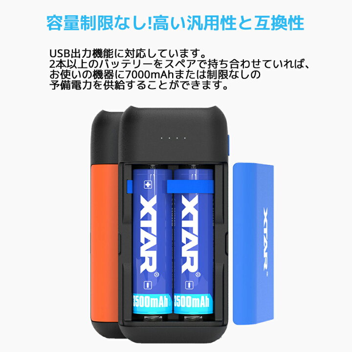 楽天市場】XTAR エクスター PB2C 18650対応 ポータブル充電器 モバイルバッテリー 電子タバコ ベイプ vape 充電器 過放電解除 バッテリーチャージャー リチウムイオン 充電情報表示機能 電池 高速 急速 充電池 USB Type-C : オレメカ 楽天市場】XTAR エクスター PB2C 18650対応 ポータブル充電器 モバイルバッテリー 電子タバコ ベイプ vape 充電器 過放電解除 バッテリーチャージャー リチウムイオン 充電情報表示機能 電池 高速 急速 充電池 USB Type-C : オレメカ