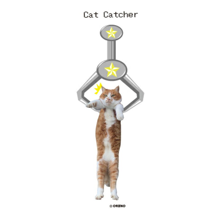 楽天市場 おもしろｔシャツ 猫が好き 長袖tシャツ ホワイト 実写猫柄 キャットキャッチャー 茶白 ネコ ねこ ぬこ キャット 茶トラ 飲み会 注目 面白い メンズ レディース かわいい オリジナルグッズ Oreno