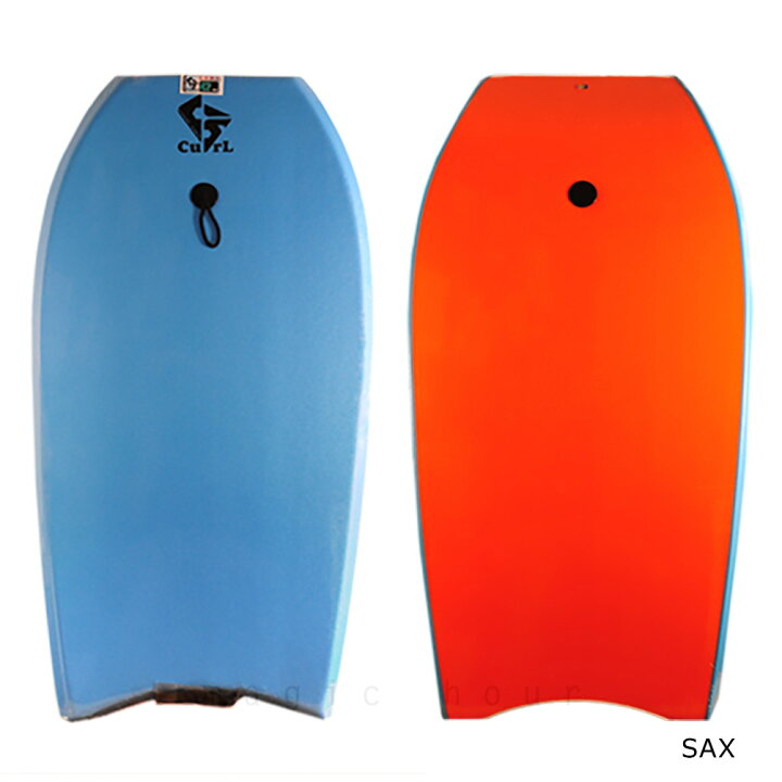 メンズ レディース ボディボード 2点 セット 36インチ 39インチ 42インチ COSMIC SURF コスミックサーフ ボディーボード  リーシュコード CURL 黄色 青 水色 黒 : SURF＆SNOW オレンジ