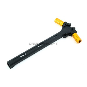 IRON AIRSOFT F1 Firearms AR-15 �^�C�v �A���r�`���[�W���O�n���h�� �����}���CMWS�p GOLD �A�C�A���G�A�\�t�g �T�o�Q�[