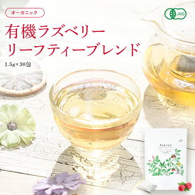 ラズベリーリーフティー 30包 オーガニック 有機 無農薬 ブレンド ハーブティー ティーバッグ マタニティー ノンカフェイン 女性 妊婦 安産 出産 産後ケア PMS お茶 ローズヒップ ネトル たんぽぽ茶 出産準備