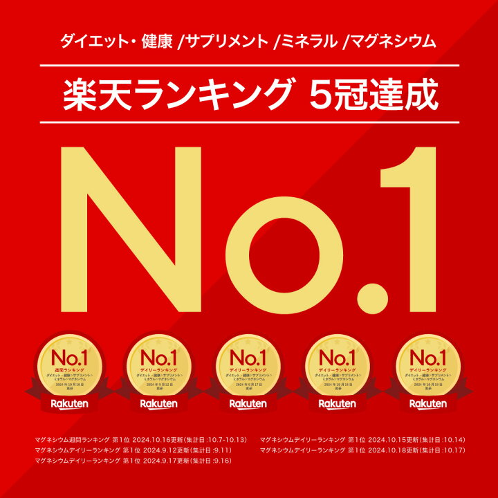 楽天市場】【3％OFFクーポン付】マグネシウム サプリ マグリポ 3箱 (30 